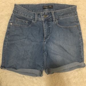 Midrise Denim Shorts